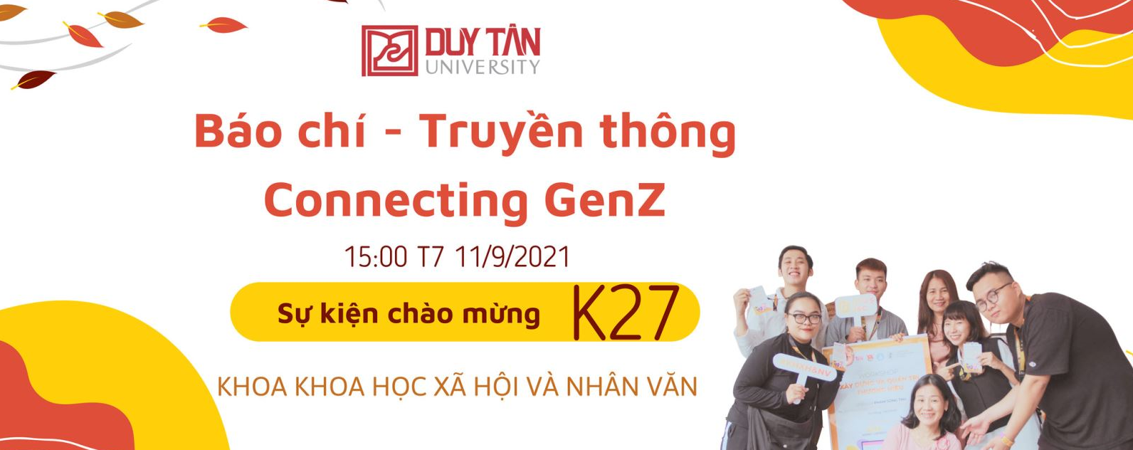 Thông báo gặp gỡ giao lưu chào đón tân sinh viên khóa 27 TBM Báo chí Truyền thông